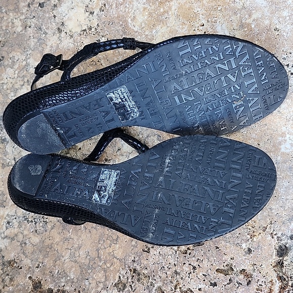 Strappy Wedge Sandals - Picture 4 of 5